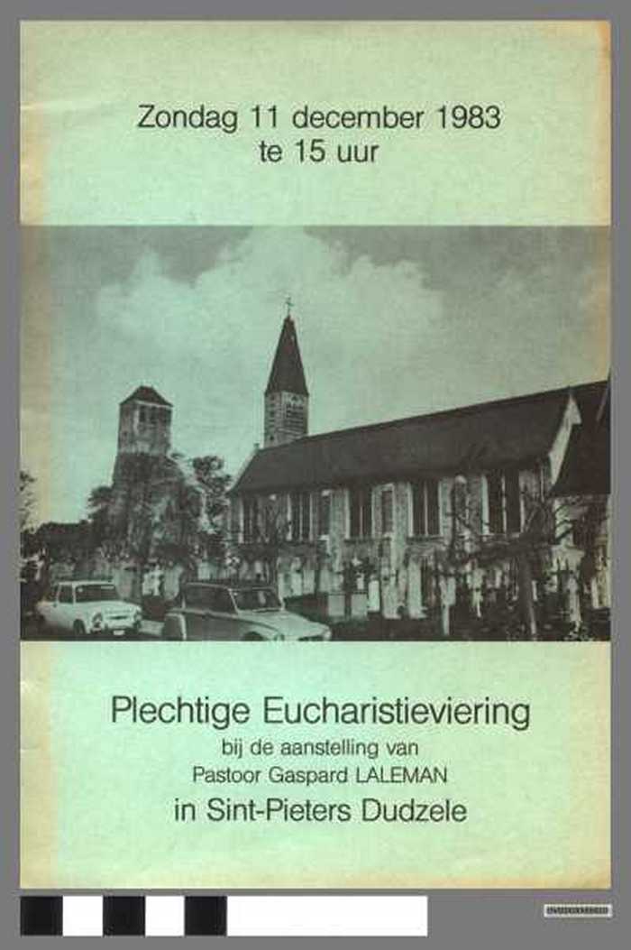 Plechtige Eucharistieviering te Dudzele - 1983