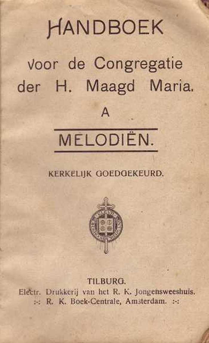 Boek: Handboek Congregatie melodieën.