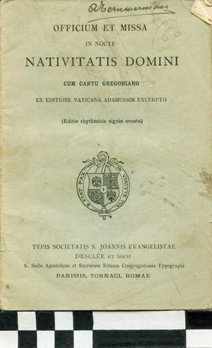 Boekje: Officium et Missa in Nocte Nativitatis Domini