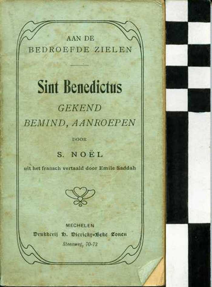 Boekje: Sint Benedictus