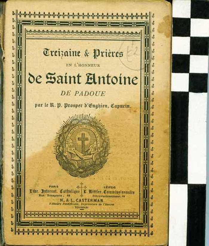 Boekje: Treizaine & Prières en lhonneur de Saint Antoine de Padoue