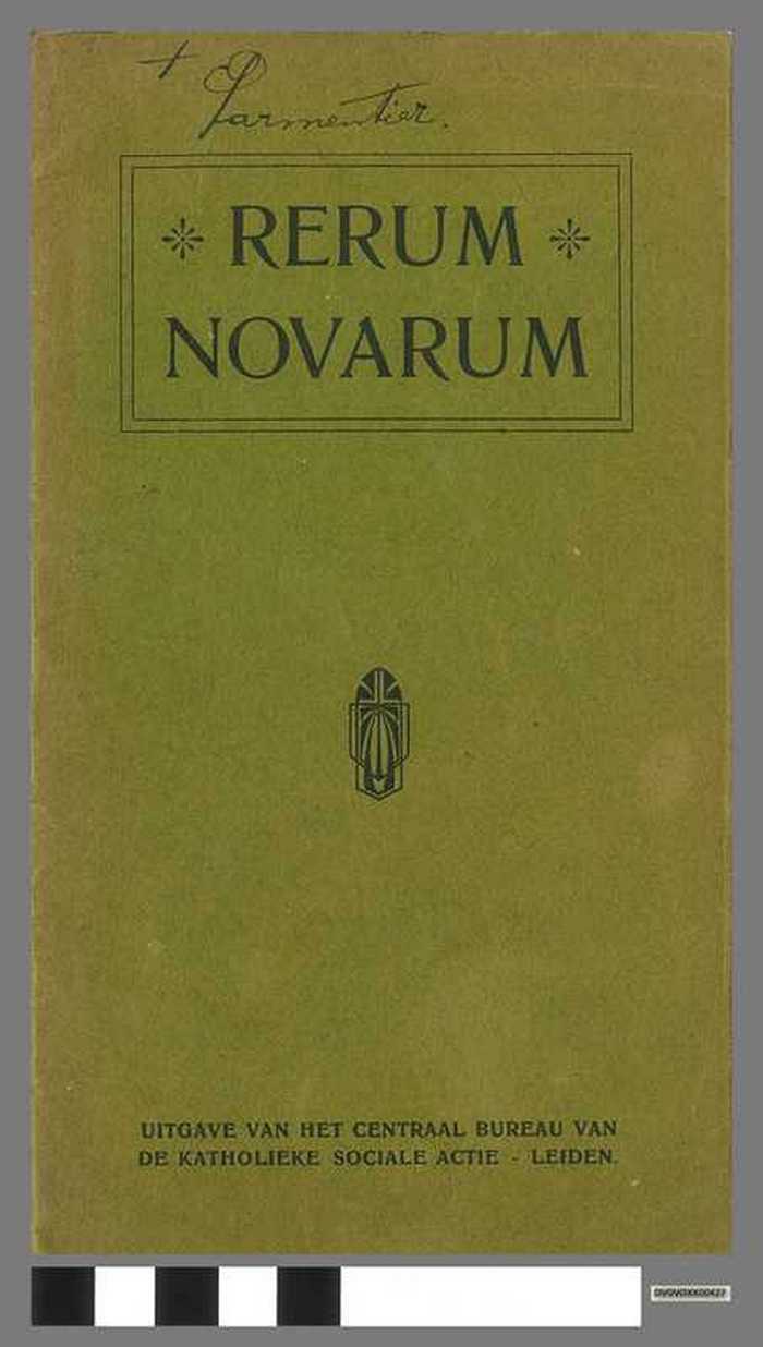 Boekje: Rerum Novarum