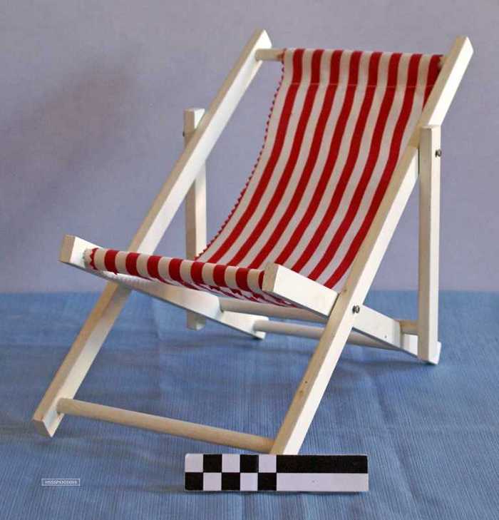 Strandstoel (miniatuur)