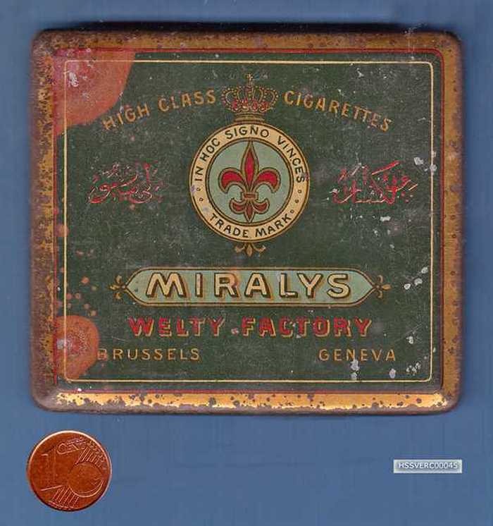 Doosje van Miralys sigaretten