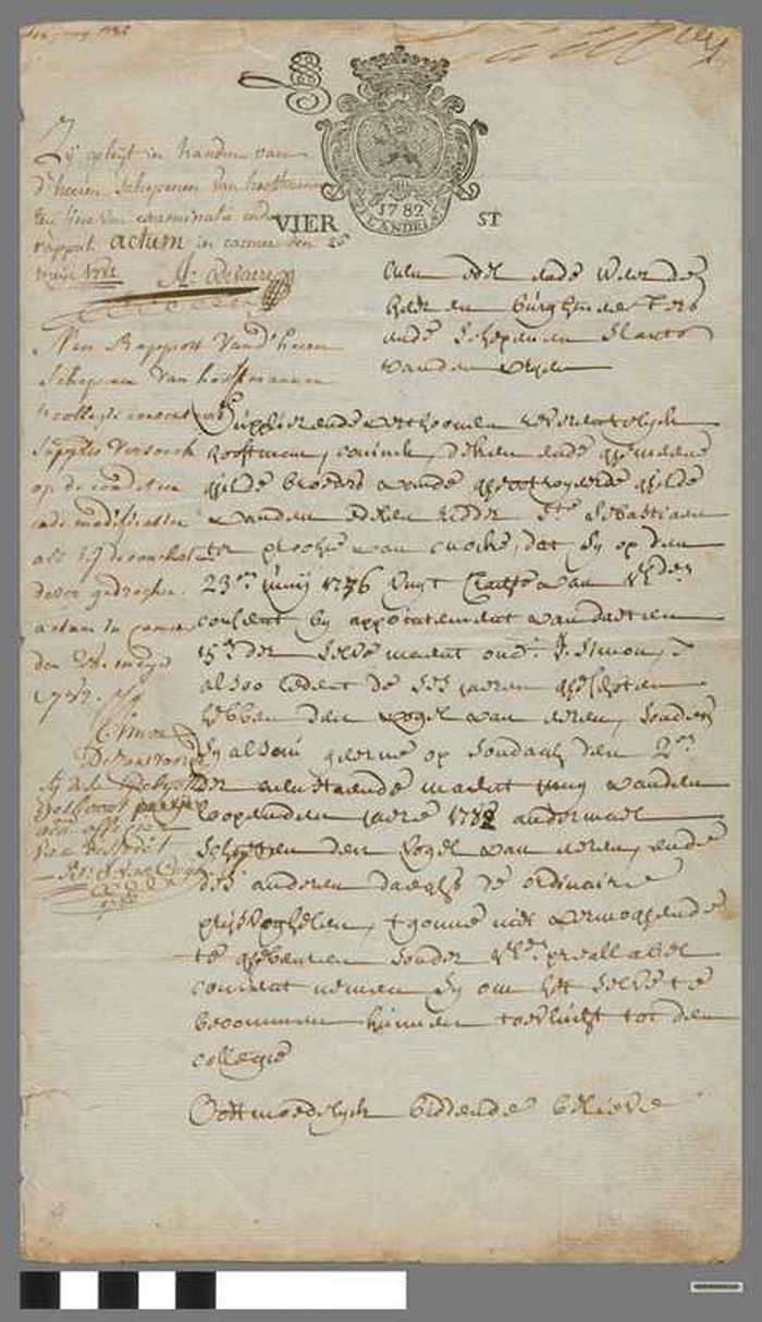 Reeks documenten Sint-Sebastiaansgilde - eind 18e eeuw