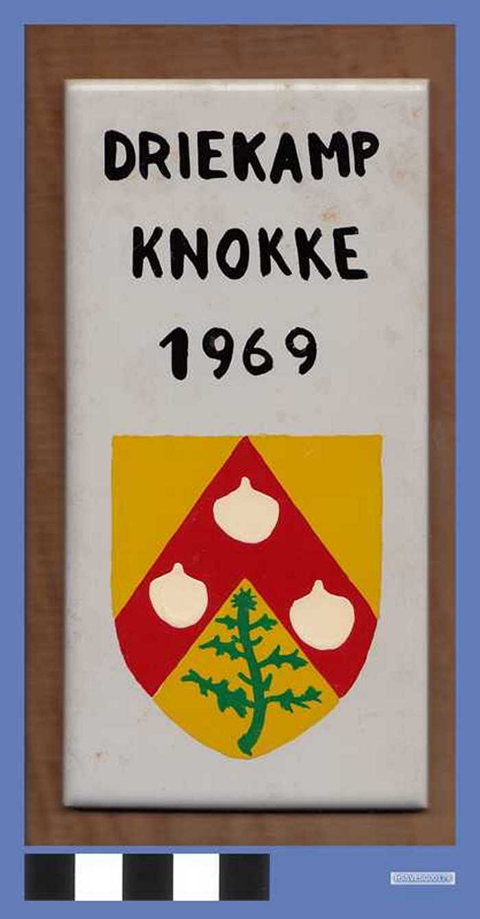 Siertegel - Driekamp Knokke - 1969