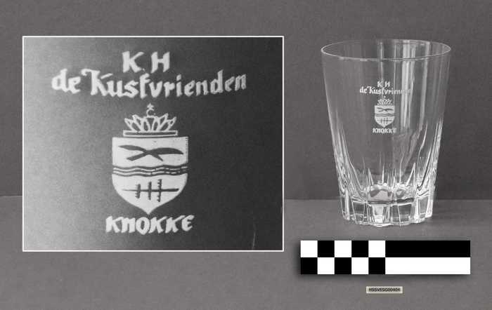 Drinkglas - KH - de Kustvrienden - Knokke