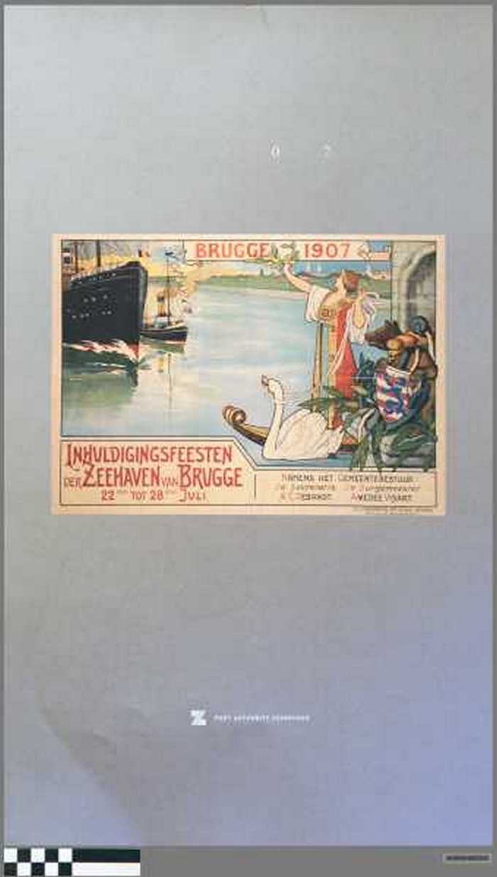 BRUGGE 1907 Inhuldigingsfeesten der Zeehaven van Brugge. 22sten tot 28sten juli.