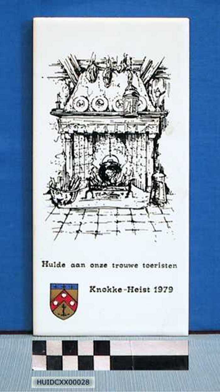 Tegeltje: Hulde aan onze trouwe toeristen Knokke-Heist 1979