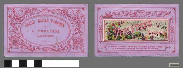 Zakje met zeepkorrels - Violettes Maubert - Grand Bazar Parisien