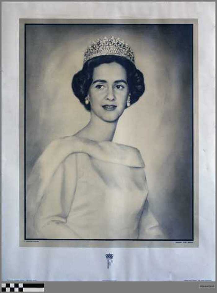 Portret van Koningin Fabiola