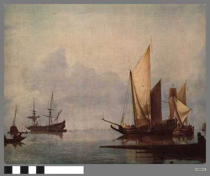 Hollandse schepen (detail)
