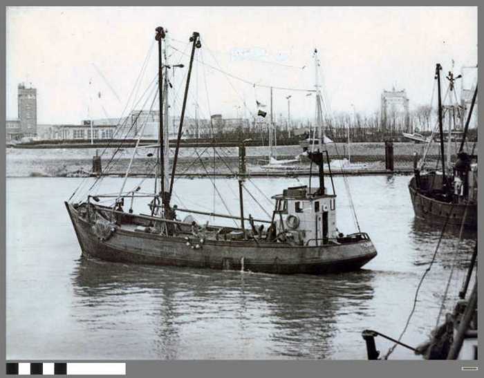 Vissersboot Zeebrugse haven