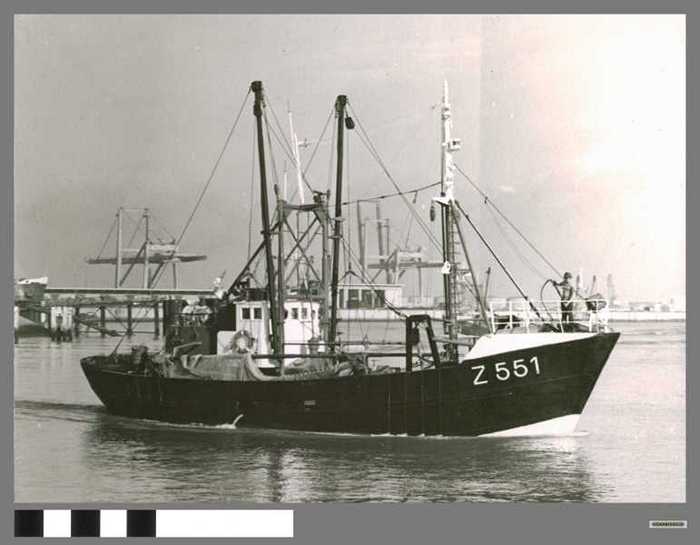 De vissersboot Z.551