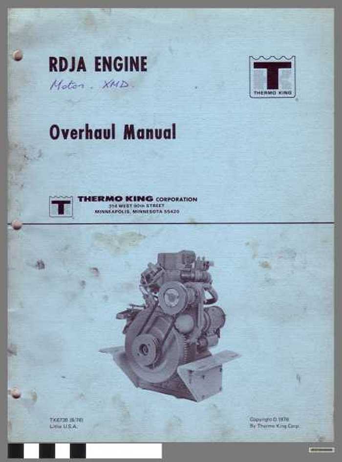 RDJA Engine Overhaul Manual