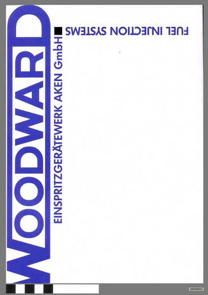 Woodward einspritzgerätewerk Aken Gmbh - Fuel Injection Systems.