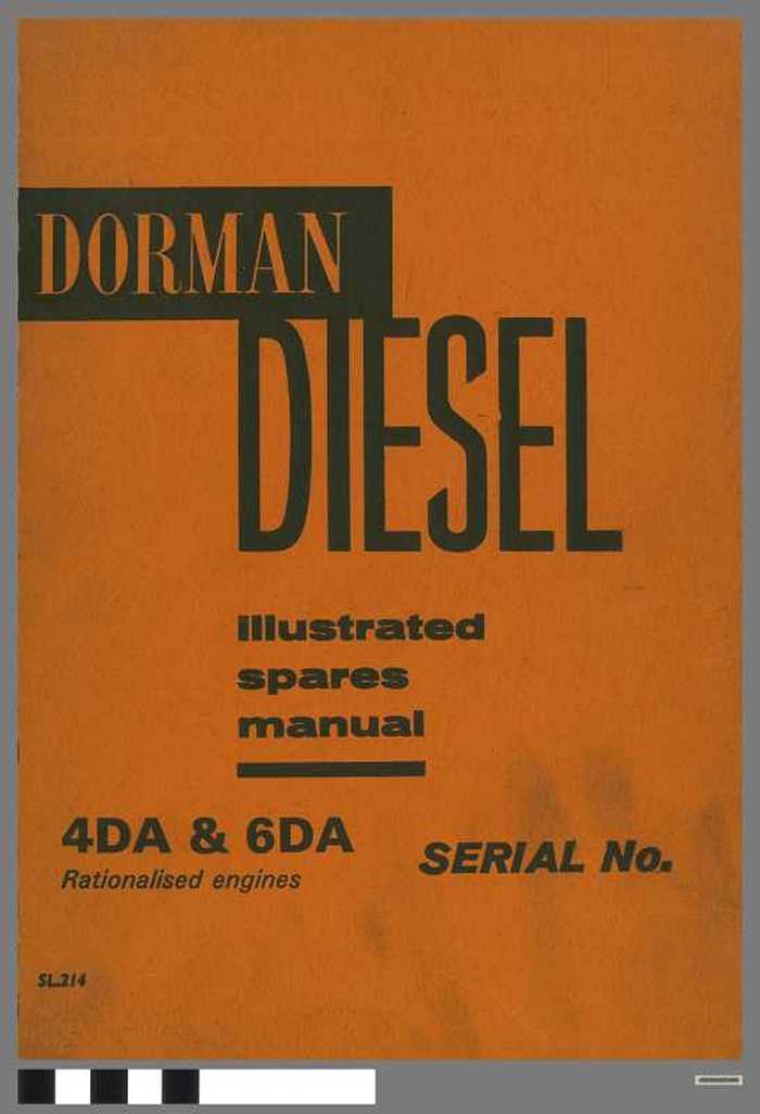Dorman - Diesel - Illustrated Spaces Manual - 4DA & 6 DA