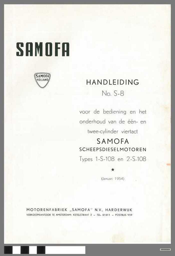 Samofa - Handleiding No. S-8 - Scheepsdieselmotoren