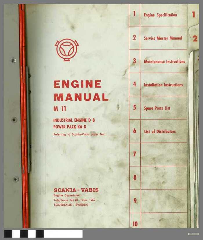 Scania-Vabis - Engine Manual M11