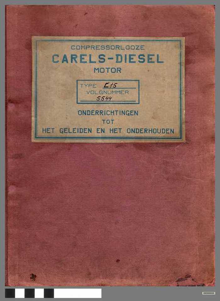 Compressorlooze Carels-Diesel Motor - Type C15  - Volgnummer 5544