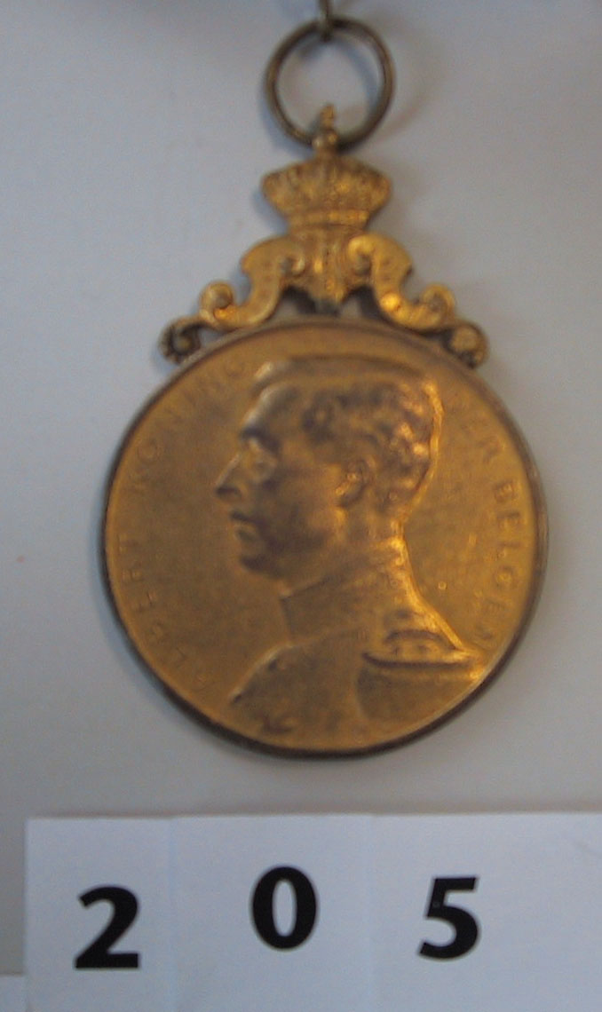 Medaille: Oude Wapenbroeders Assebrouck Vaandelfeest op 07-06-1914