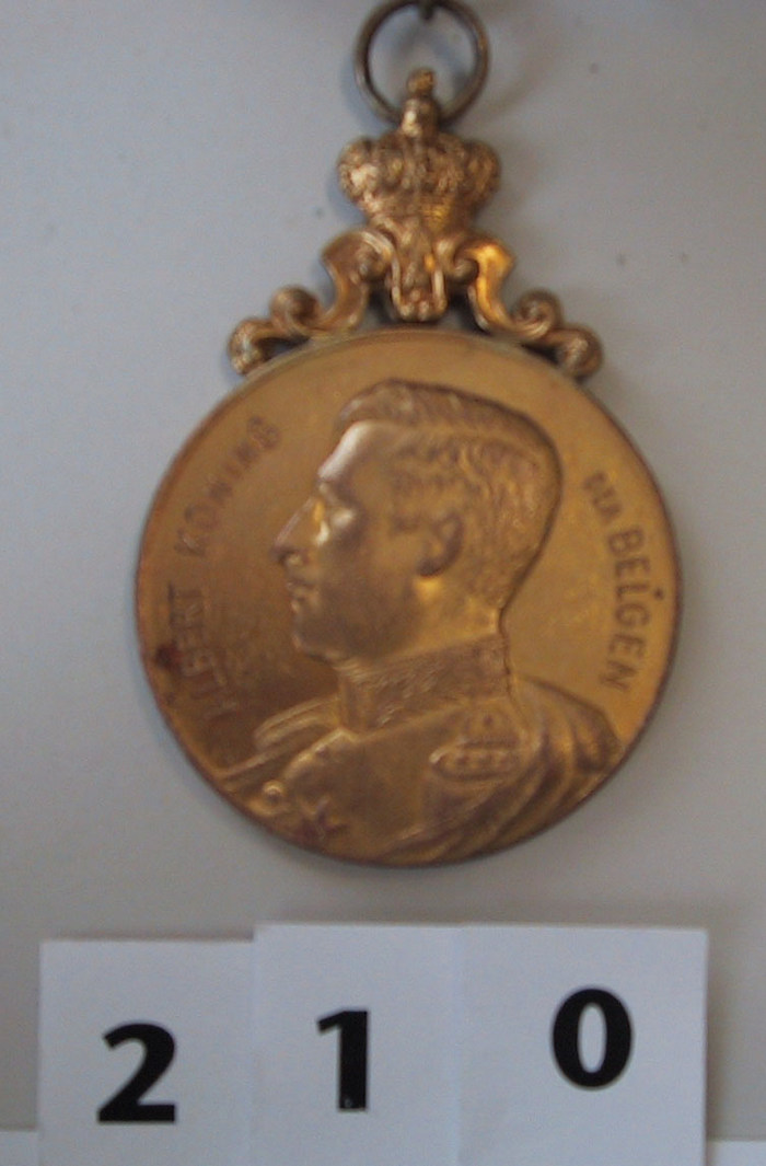 Medaille: Maatschappij Gewezen Wapenbroeders Westkapelle Vaandelfeest op 05-06-1911