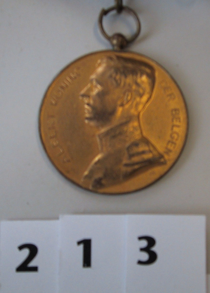 Medaille: Inhuldiging van het vaandel oud soldatenbond Jabbeke op 28-07-1912