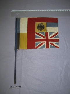 Vlagje met verschillende landenvlaggen