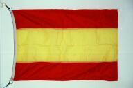 Seinvlag, rood/geel/rood horizontaal gestreept