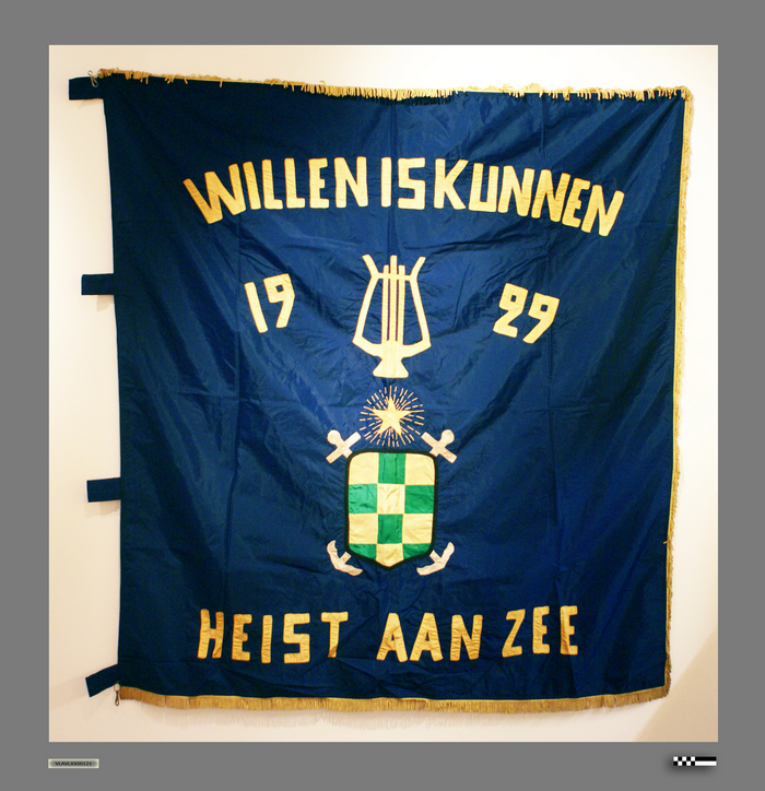 Vlag: WILLEN IS KUNNEN - HEIST AAN ZEE - 1929