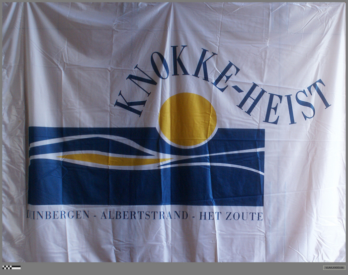 Vlag met logo Knokke-Heist