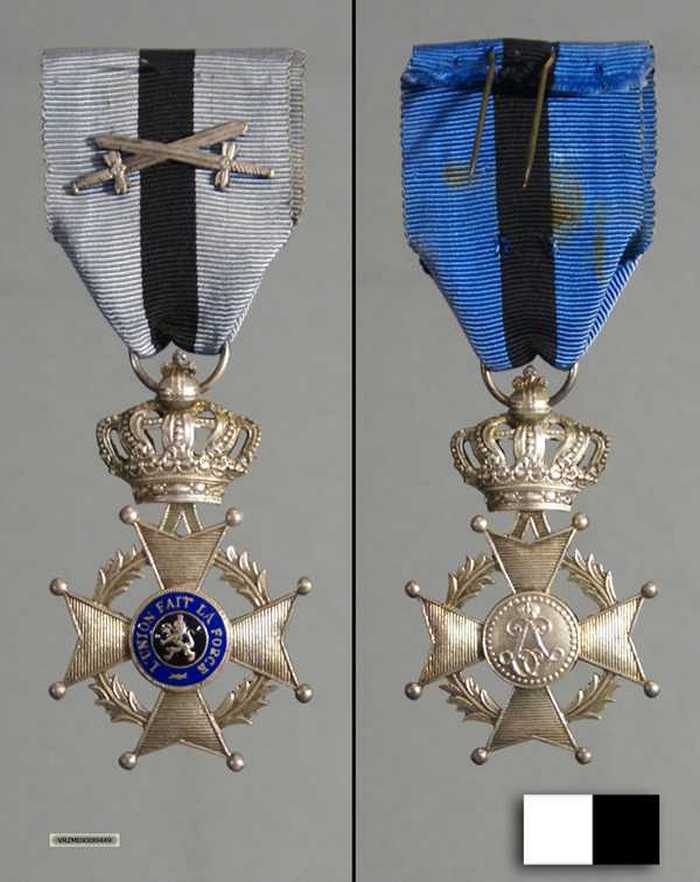 Eremedaille - Ridder Leopold II orde met zwaarden