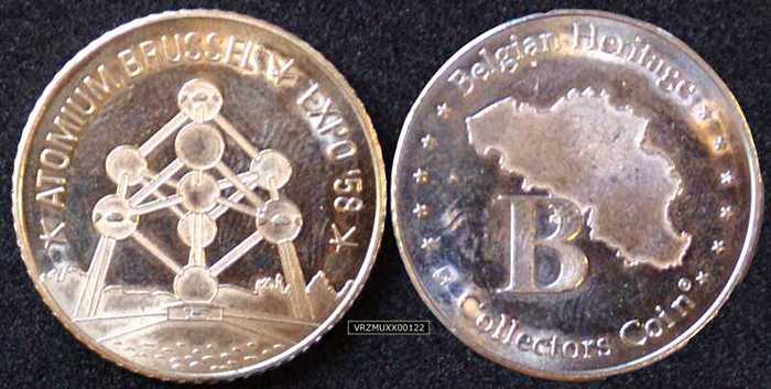 Belgian Heritage Collectors Coin - Atomium Brussel
