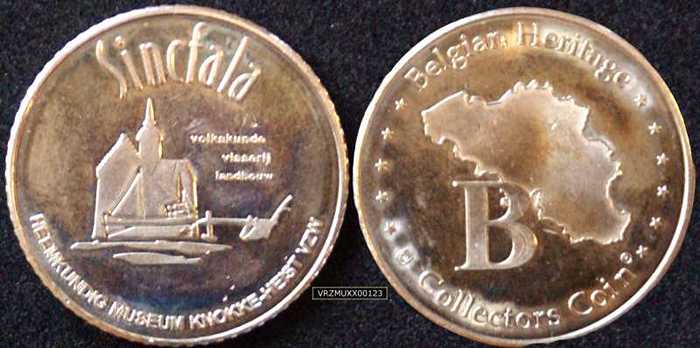 Belgian Heritage Collectors Coin - Museum Sincfala