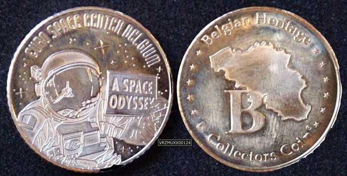 Belgian Heritage Collectors Coin - Euro Space Center Belgium