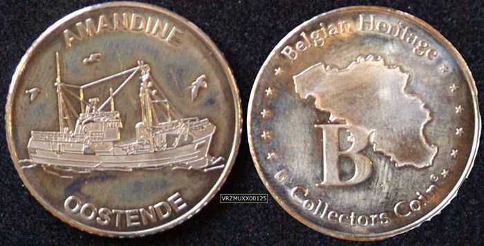 Belgian Heritage Collectors Coin - Amandine Oostende