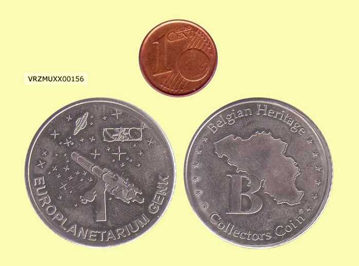 Belgian Heritage Collectors Coin - Europlanetarium Genk