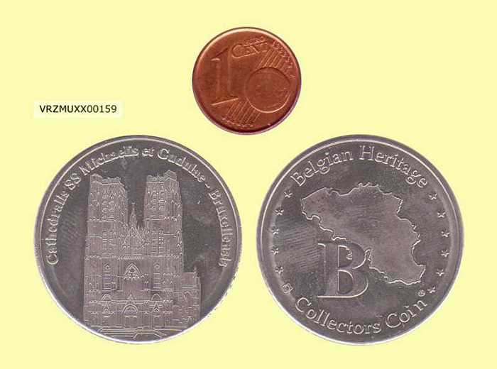 Belgian Heritage Collectors Coin - Cathedralis SS Michaelis et Gudulae - Bruxelles