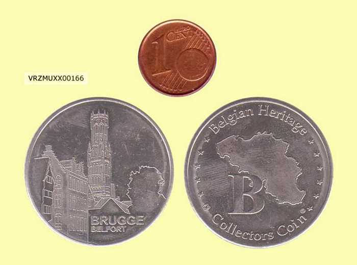 Belgian Heritage Collectors Coin - Belfort Brugge