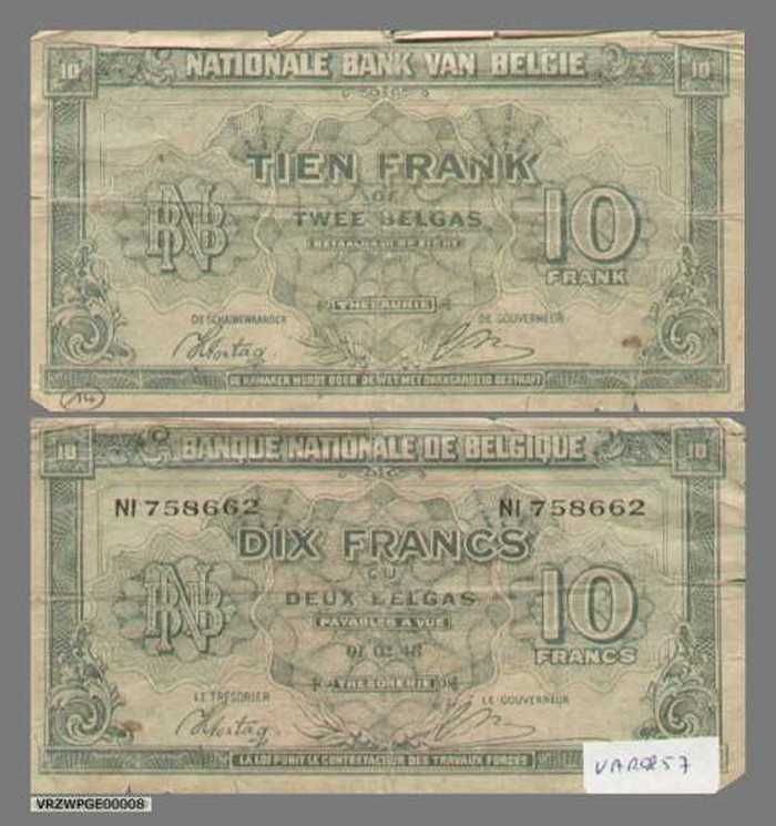 Tien frank (België)